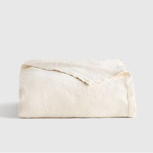 NWOT QUINCE Vintage Wash European Linen Bed Cover Full/Queen Ivory 6276